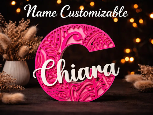 Customisable Letter Name Sign – 3D Printed Alphabet Decor by FOFUS, Thrissur Kerala