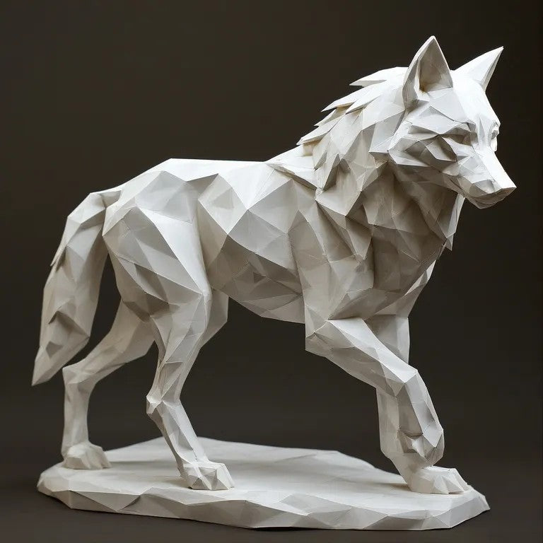 Wolf Sculpture