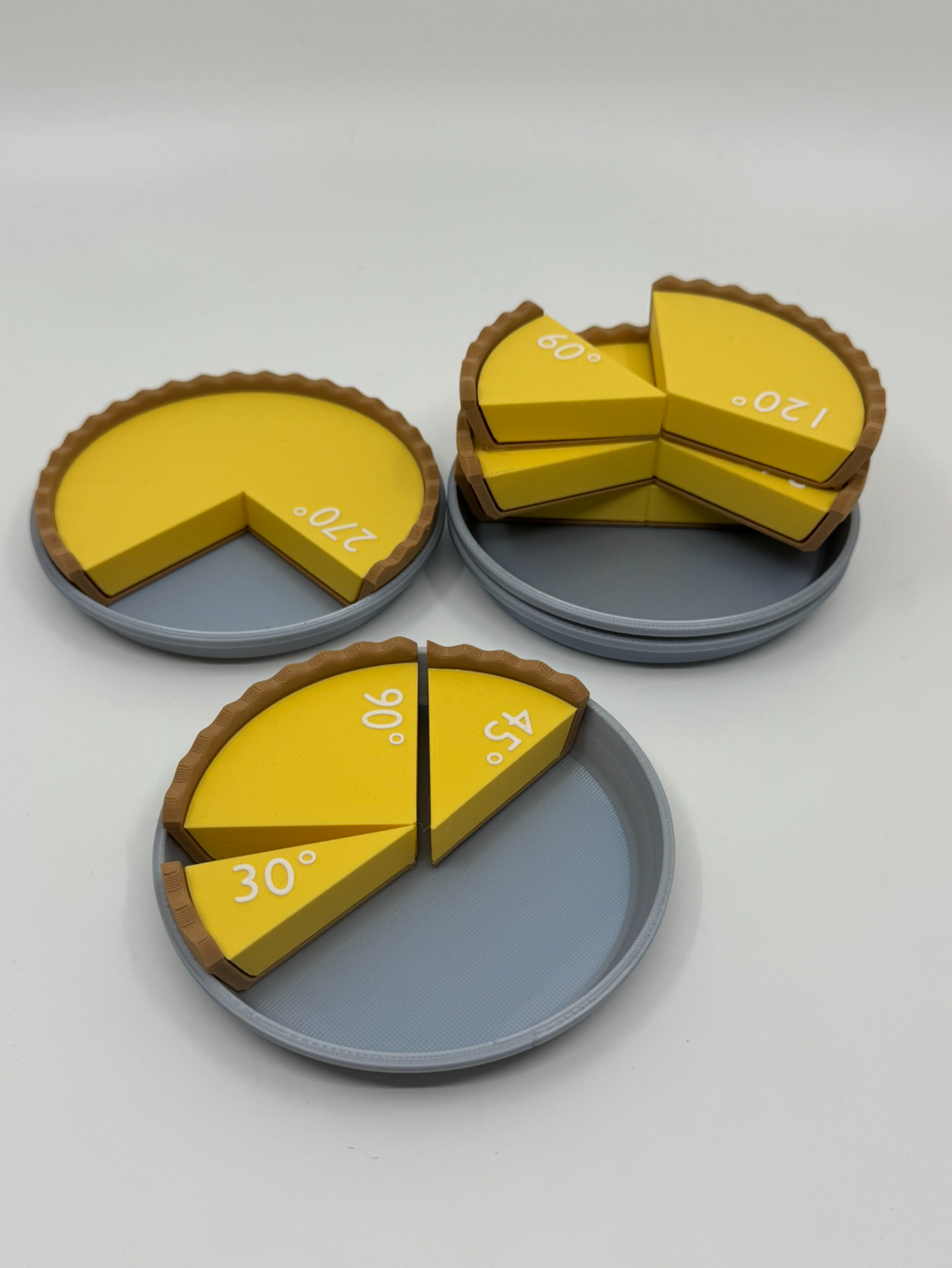 Pie chart blocks