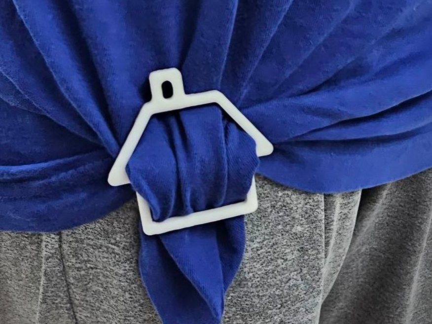 House shaped buckles