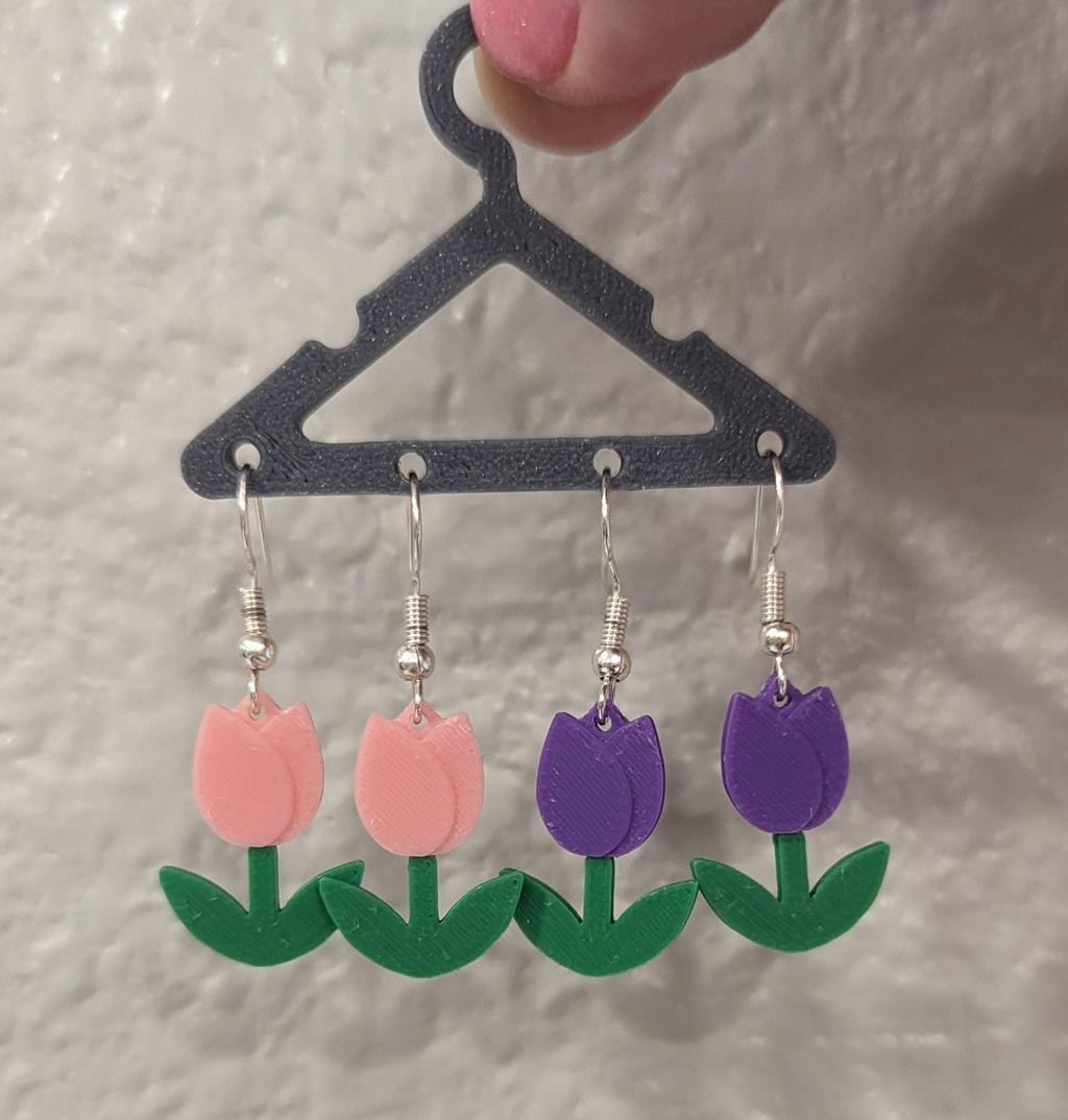 Tulip earrings