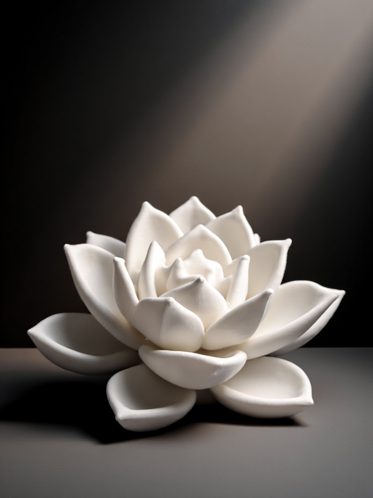 Lotus sculpture