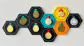 Wall mounted medal holder