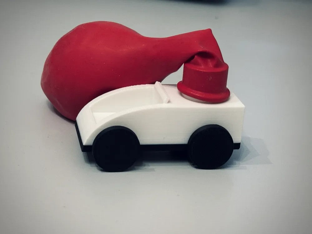 Miniature Toy Race Car with Detachable Wheels