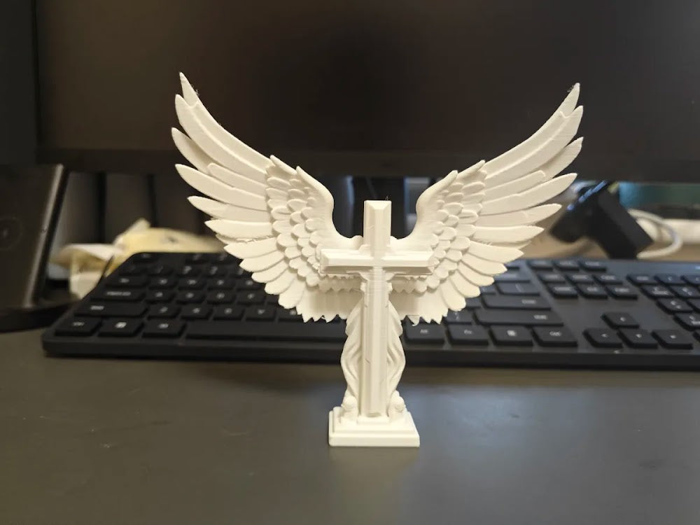 Faith Miniature Cross Statue