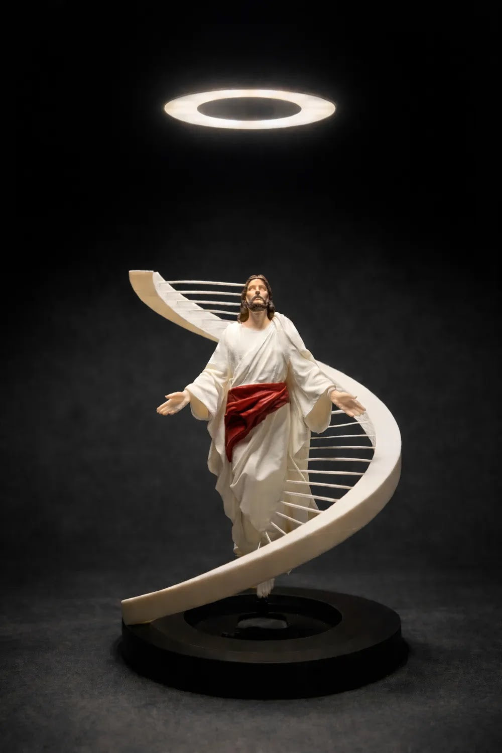 Jesus Resurrection Suspended String Art