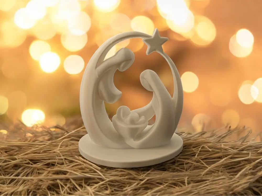 Holy Family Modern Nativity Sculpture