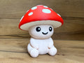 Champignon Kawaii Mushroom Figurine – 3D Printed Cute Mushroom Collectible by FOFUS, Thrissur Kerala