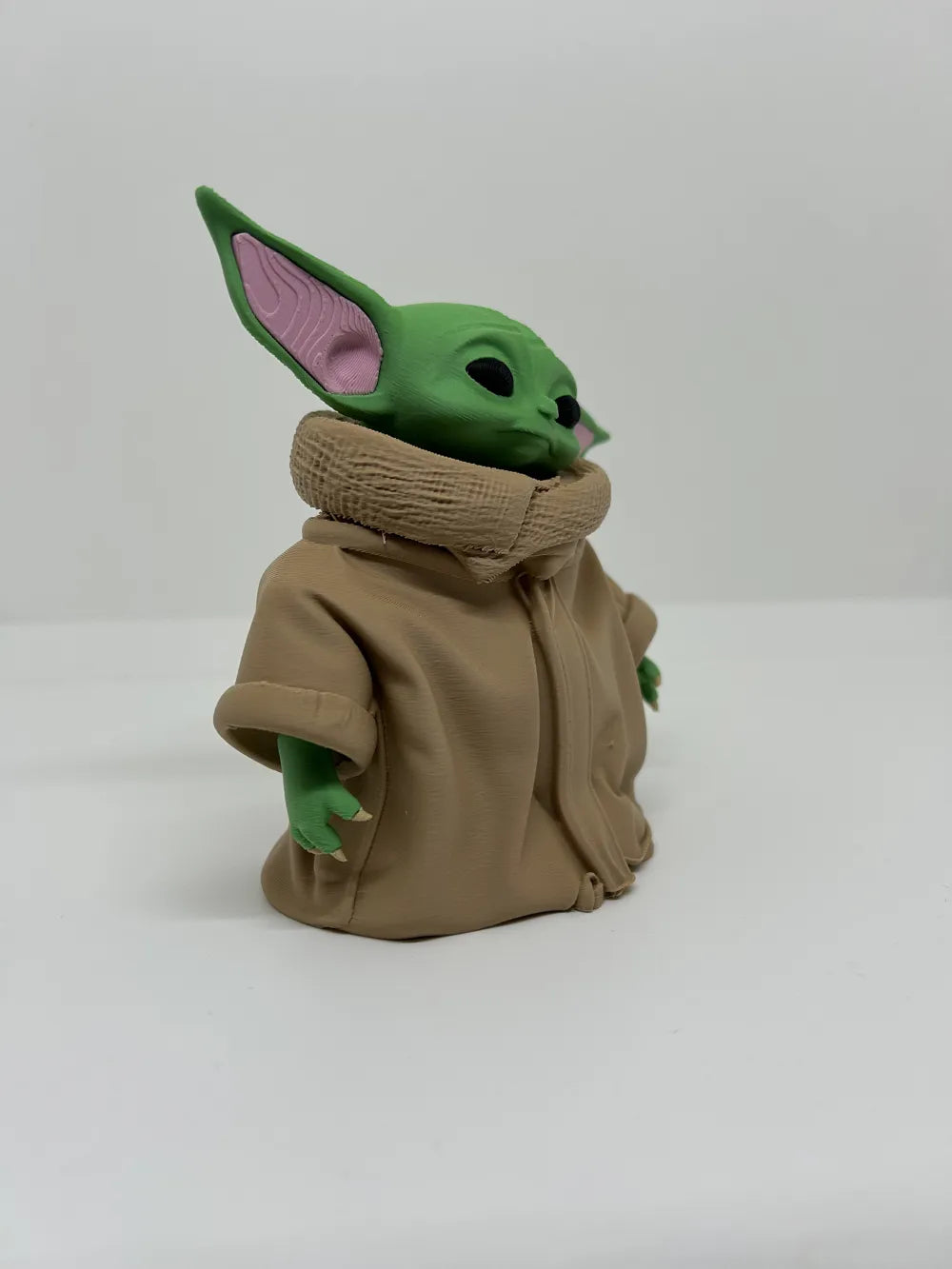 Grogu Baby Yoda Figurine detail – 3D Printed Star Wars Mandalorian Collectible by FOFUS Kerala