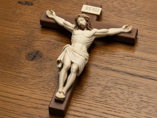 Classical Jesus Christ Crucifix Figure – 3D Printed Christian Icon by 3D Divine | FOFUS, Thrissur Kerala