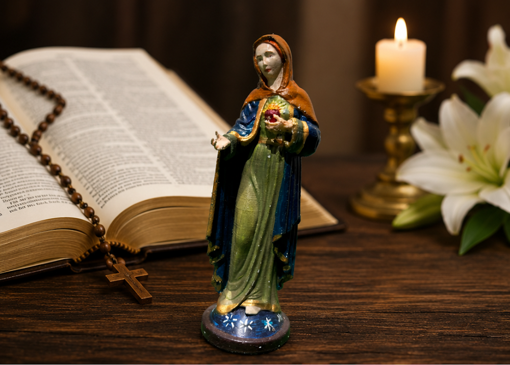 Immaculate Heart of Mary Statue
