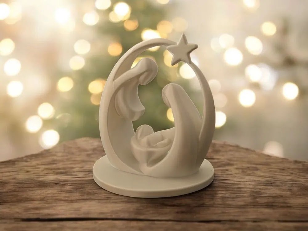 Holy Family Modern Nativity Sculpture