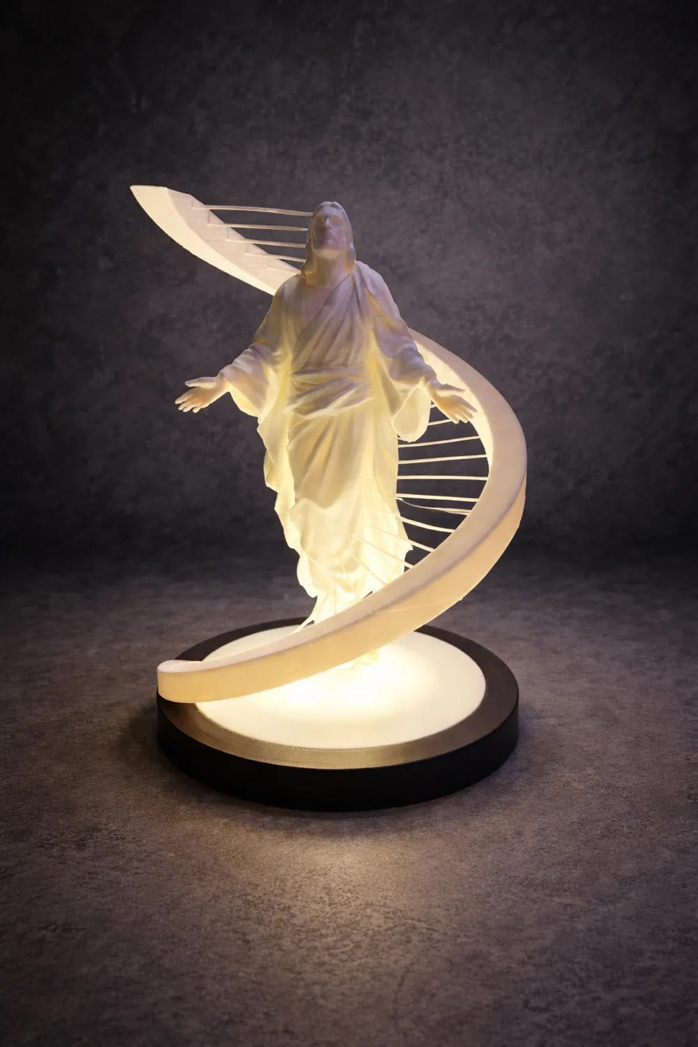 Jesus Resurrection Suspended String Art
