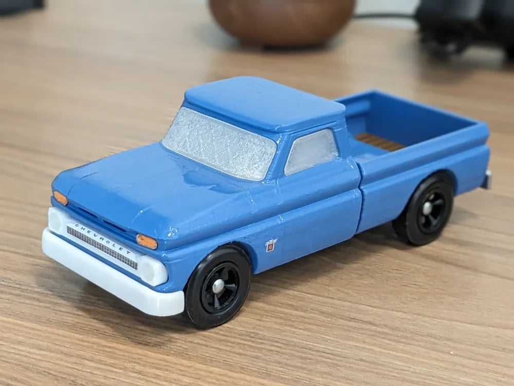 1964 Chevrolet C10 Pickup Scale Model detail – 3D Printed Classic American Truck Collectible by FOFUS Kerala