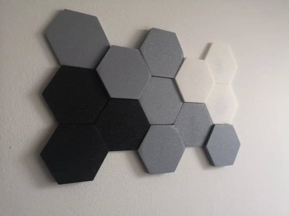 Hexagon Wall Art – 3D Printed Geometric Statement Wall Sculpture by FOFUS, Thrissur Kerala