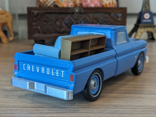 1964 Chevrolet C10 Pickup Scale Model angle – 3D Printed Classic American Truck Collectible by FOFUS Kerala