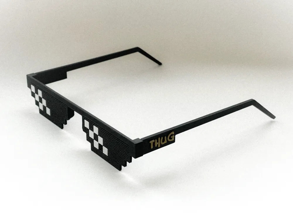 Thug Life Glasses – 3D Printed Novelty Sunglasses Prop by FOFUS, Thrissur Kerala