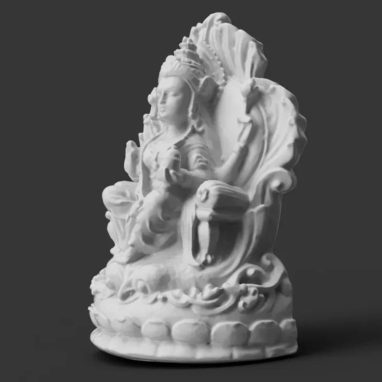 Lakshmi Abundance Idol detail – 3D Printed Diwali Goddess Figurine by 3D Divine FOFUS Kerala