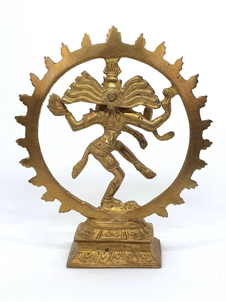 Nataraja Shiva cosmic dancer angle view – Premium 3D Printed Sacred Sculpture by FOFUS Kerala