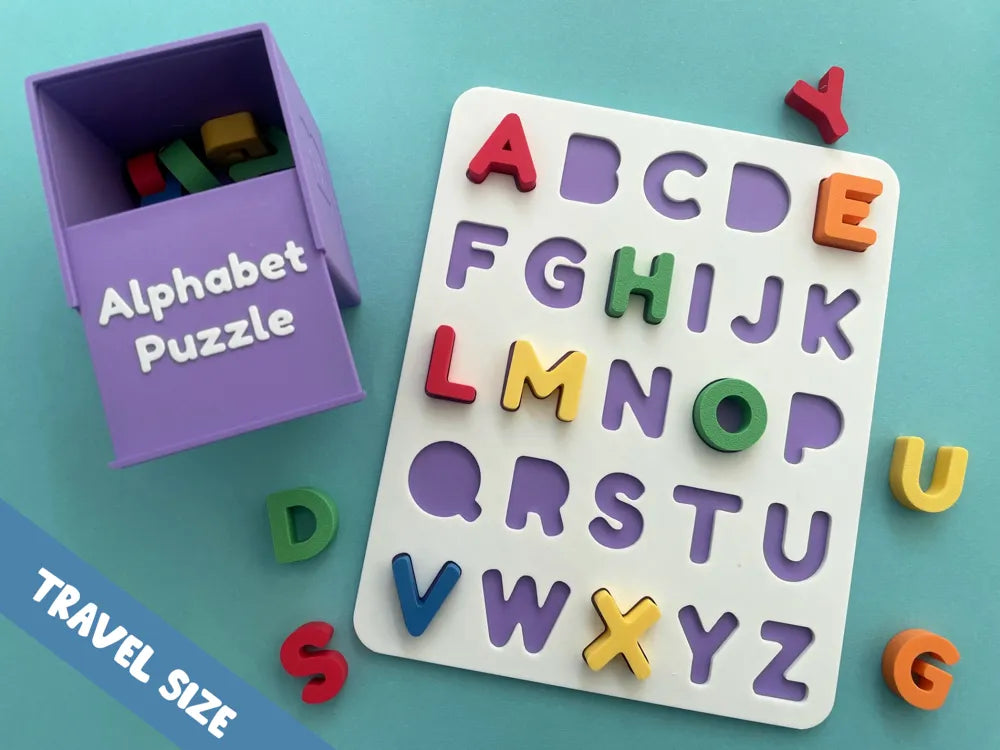 Kids Alphabet Puzzle A to Z Learning Board – 3D Printed ABC Toy by MAYANS | FOFUS, Thrissur Kerala