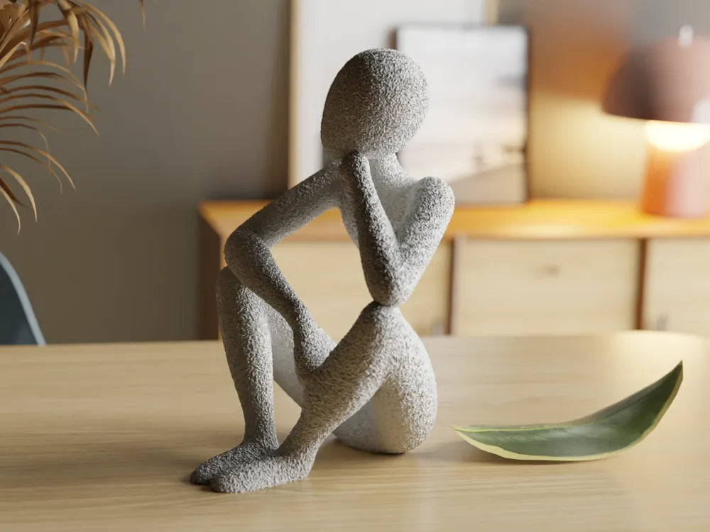 Celestial Resonance Beyond Sight detail – 3D Printed Abstract Celestial Art Sculpture by FOFUS Kerala