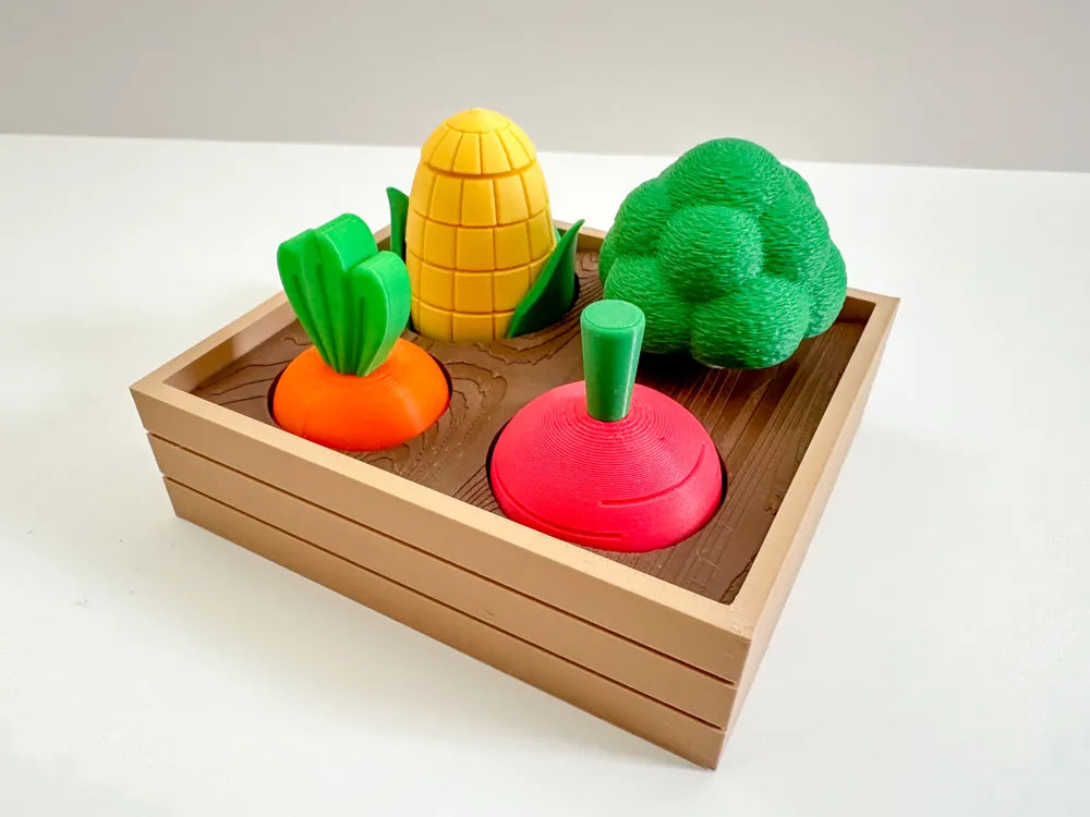 Fidget Garden angle – 3D Printed Interactive Sensory Garden Fidget Set by FOFUS Kerala