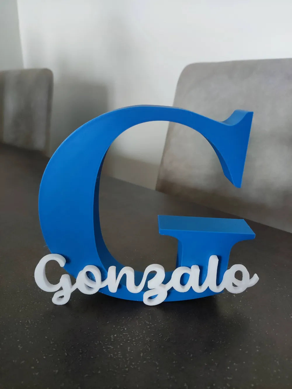 Personalised Name and Initial Sign – 3D Printed Custom Decor Gift by FOFUS, Thrissur Kerala