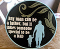 Father's Day Round Gift – 3D Printed Round Decorative Father's Day Keepsake by FOFUS, Thrissur Kerala
