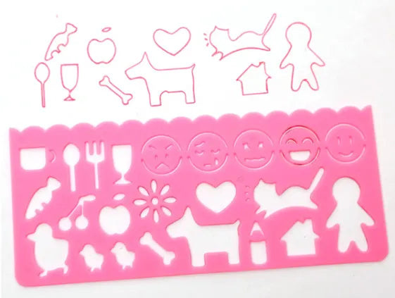 Montessori Drawing Stencils angle – 3D Printed Art Kit for Kids by MAYANS FOFUS Kerala