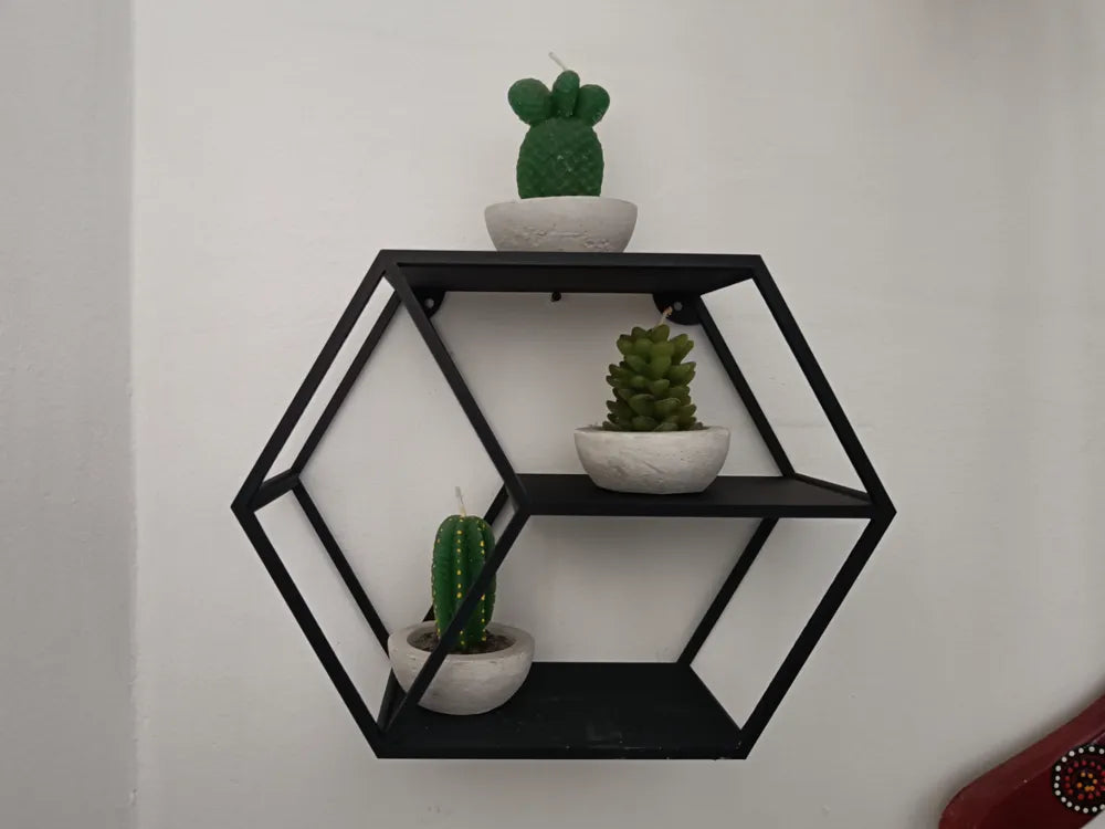 Decorative Cubic Wall Shelf – 3D Printed Geometric Floating Shelf by FOFUS, Thrissur Kerala