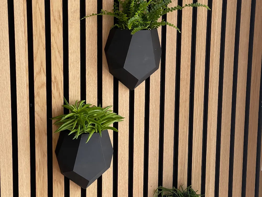 Self-Watering Wall Vase for Acoustic Panels – 3D Printed Smart Planter by FOFUS, Thrissur Kerala