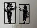 Son Goku and Vegeta Wall Decor – 3D Printed Dragon Ball Z Anime Wall Art by FOFUS, Thrissur Kerala