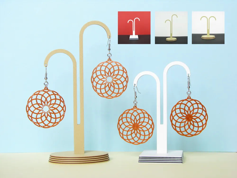Earring Display Stand – 3D Printed Jewellery Organiser and Holder by FOFUS, Thrissur Kerala