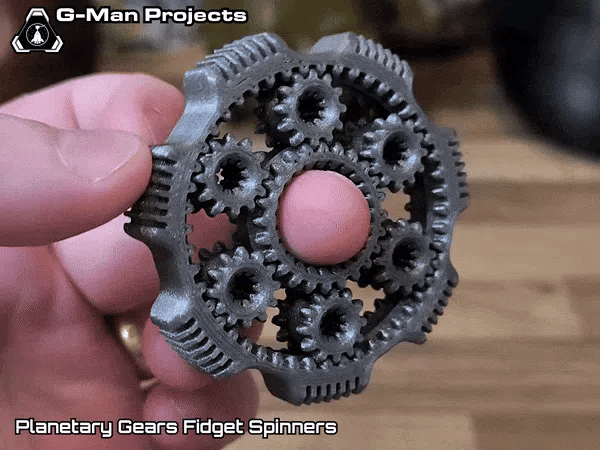 Planetary Gears Fidget Spinner – 3D Printed STEM Engineering Toy by MAYANS | FOFUS, Thrissur Kerala