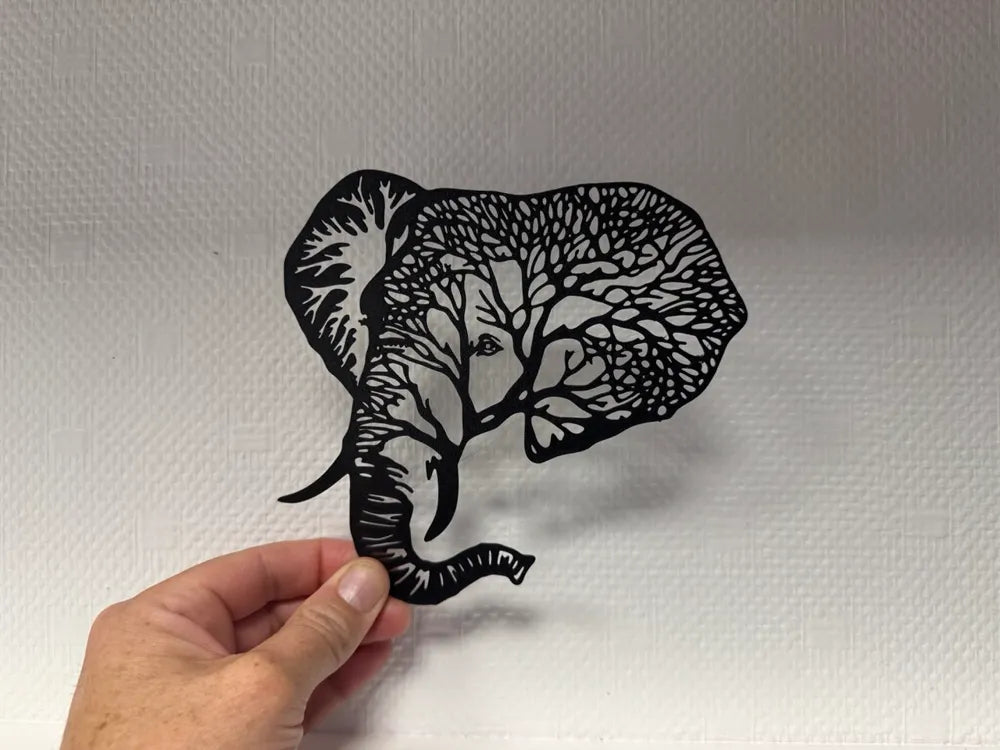 Elephant Tree of Life Decor – 3D Printed Wisdom and Prosperity Sculpture by FOFUS, Thrissur Kerala