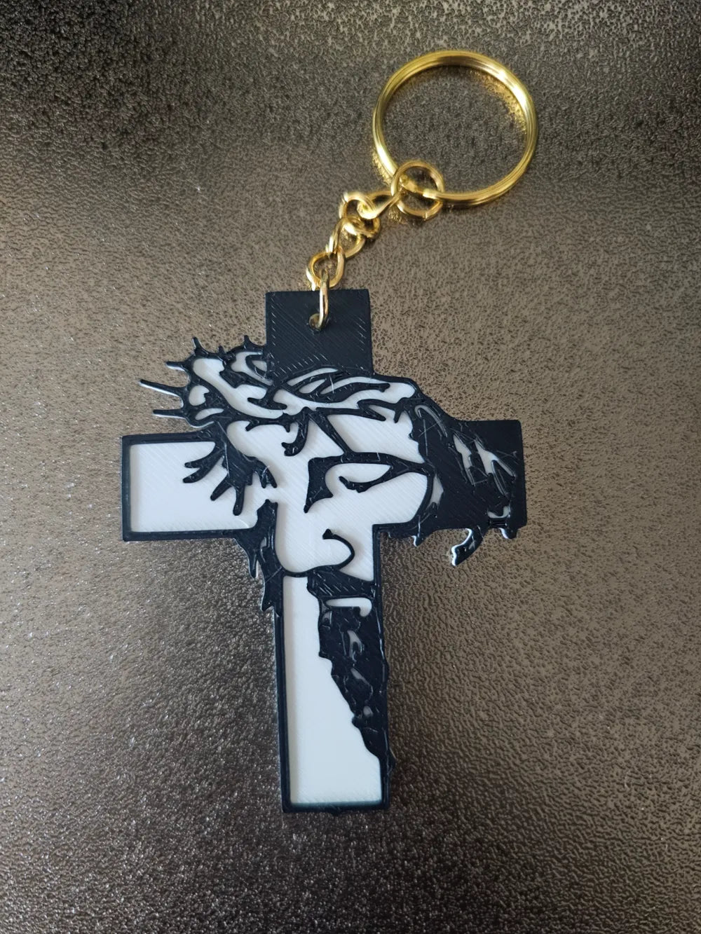Jesus Christ Keychain side – 3D Printed Christian Gift Accessory by FOFUS Irinjalakuda Kerala