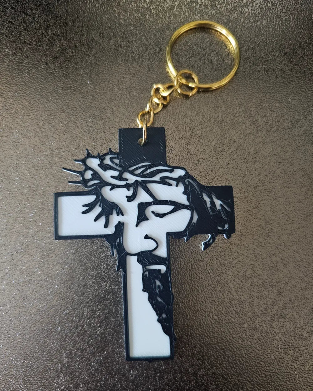 Jesus Keychain – 3D Printed Christian Faith Accessory by 3D Divine | FOFUS, Thrissur Kerala