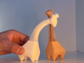 Springy Cute Giraffe Wobbly Figurine – 3D Printed Cute Giraffe Desk Toy by FOFUS, Thrissur Kerala