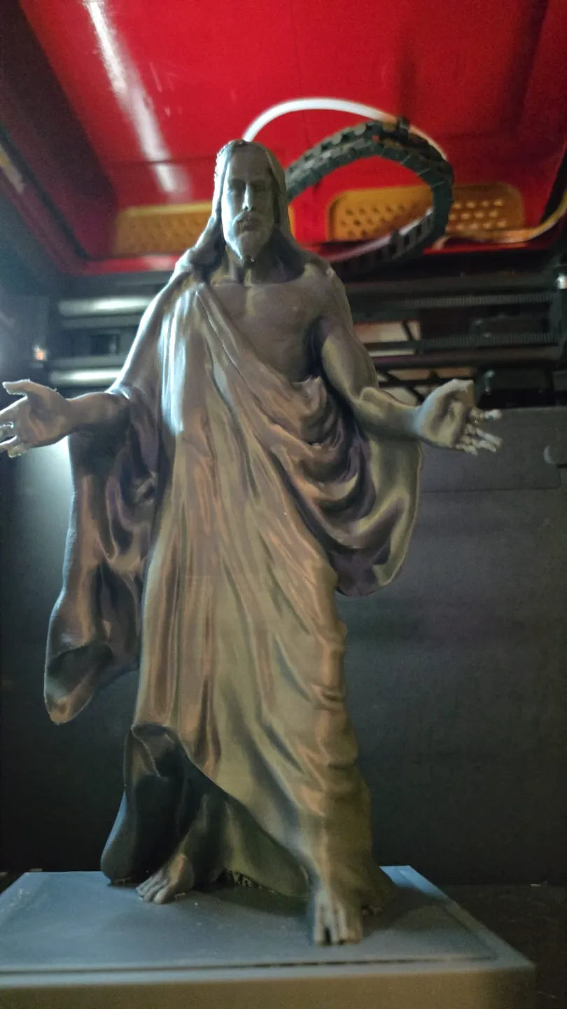 Jesus Devotional Statue angle – 3D Printed Sacred Presence by FOFUS Kerala