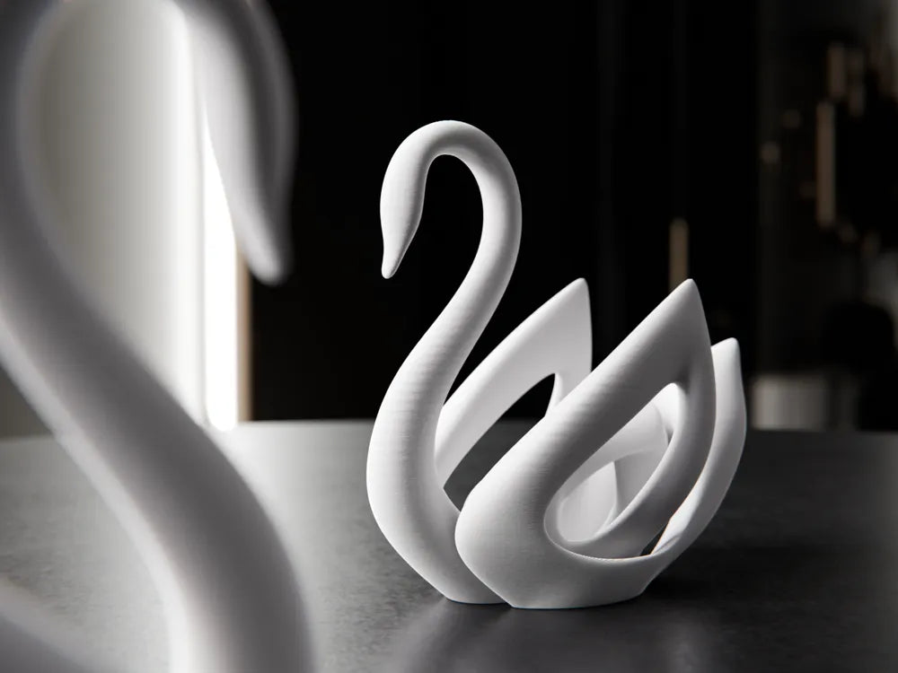 Swan Sculpture – 3D Printed Elegant Swan Home Decor by FOFUS, Thrissur Kerala