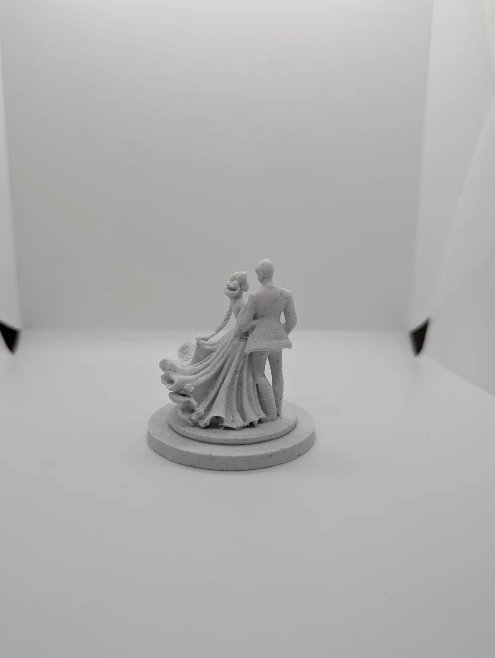 Eternal Elegance Bride and Groom detail – 3D Printed Romantic Wedding Gift by FOFUS Kerala