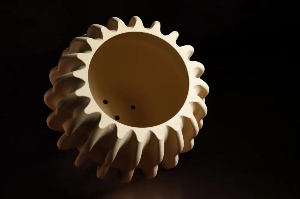 Planter Plant Pot Vase detail – 3D Printed Modern Indoor Planter by FOFUS Kerala