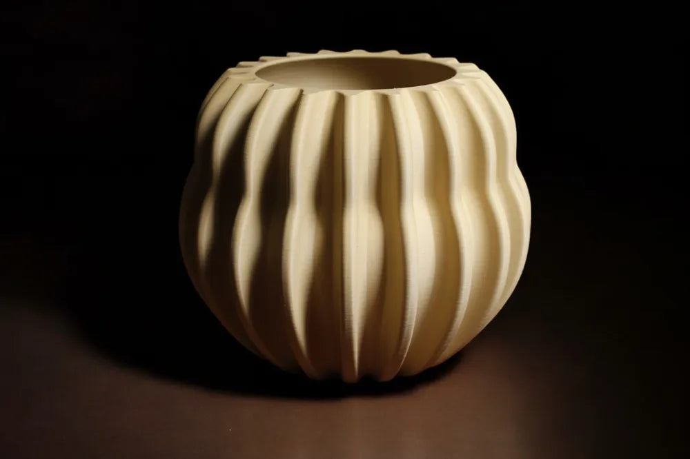 Planter Plant Pot Vase side – 3D Printed Modern Indoor Planter by FOFUS Kerala