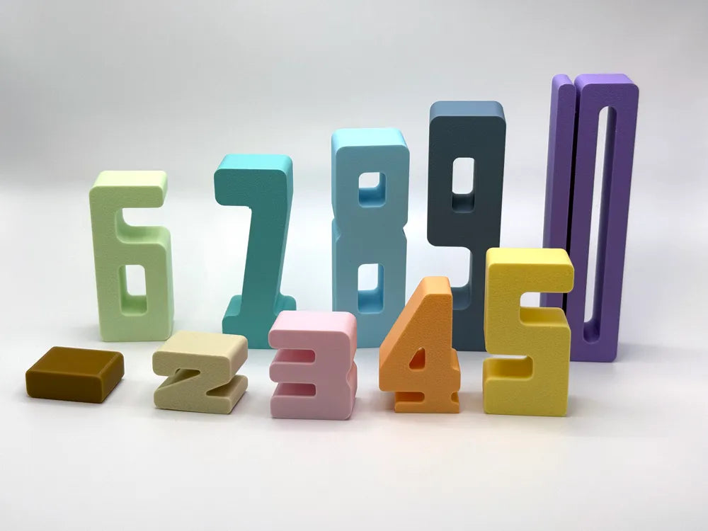 Stacking Number Blocks angle – 3D Printed Montessori Math Toy by MAYANS FOFUS Kerala