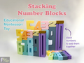 Stacking Number Blocks Montessori Math Toy – 3D Printed for Kids by MAYANS | FOFUS, Thrissur Kerala
