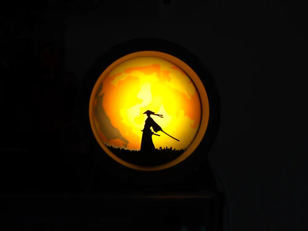 Samurai Multilayer Lamp – 3D Printed Japanese Warrior Light by MAYANS | FOFUS, Thrissur Kerala