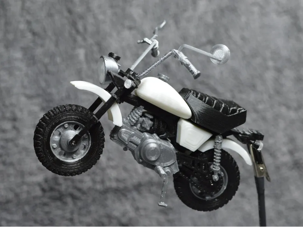 Honda Z50J Monkey Bike Scale Model – 3D Printed Classic Motorcycle Collectible by FOFUS, Thrissur Kerala