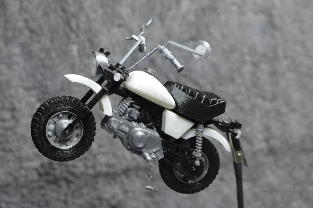 Honda Z50J Monkey Bike Scale Model angle – 3D Printed Classic Motorcycle Collectible by FOFUS Kerala
