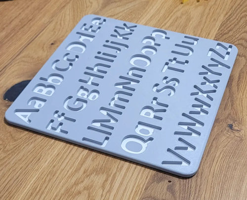 Alphabet ABC Puzzle angle – 3D Printed Learning Toy for Kids by MAYANS FOFUS Kerala