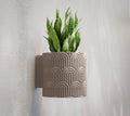 Arc Textured Wall Planter Art Deco – 3D Printed Botanical Wall Planter by FOFUS, Thrissur Kerala